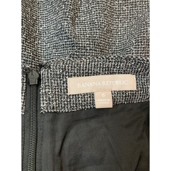 Banana Republic Women's Size 6 Back Zippered Lined Short Skirt Tweed Look - EUC - Picture 3 of 3